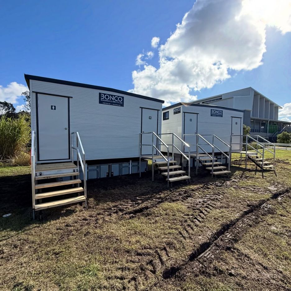 Portable amenities blocks delivered and installed at Augustine Heights State School
