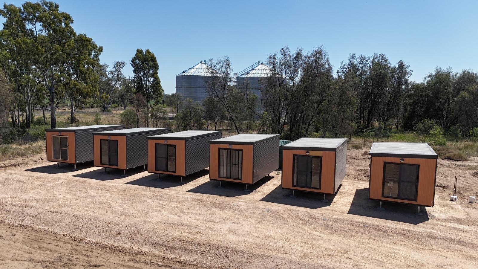 Bonco portable accommodation units installed on site