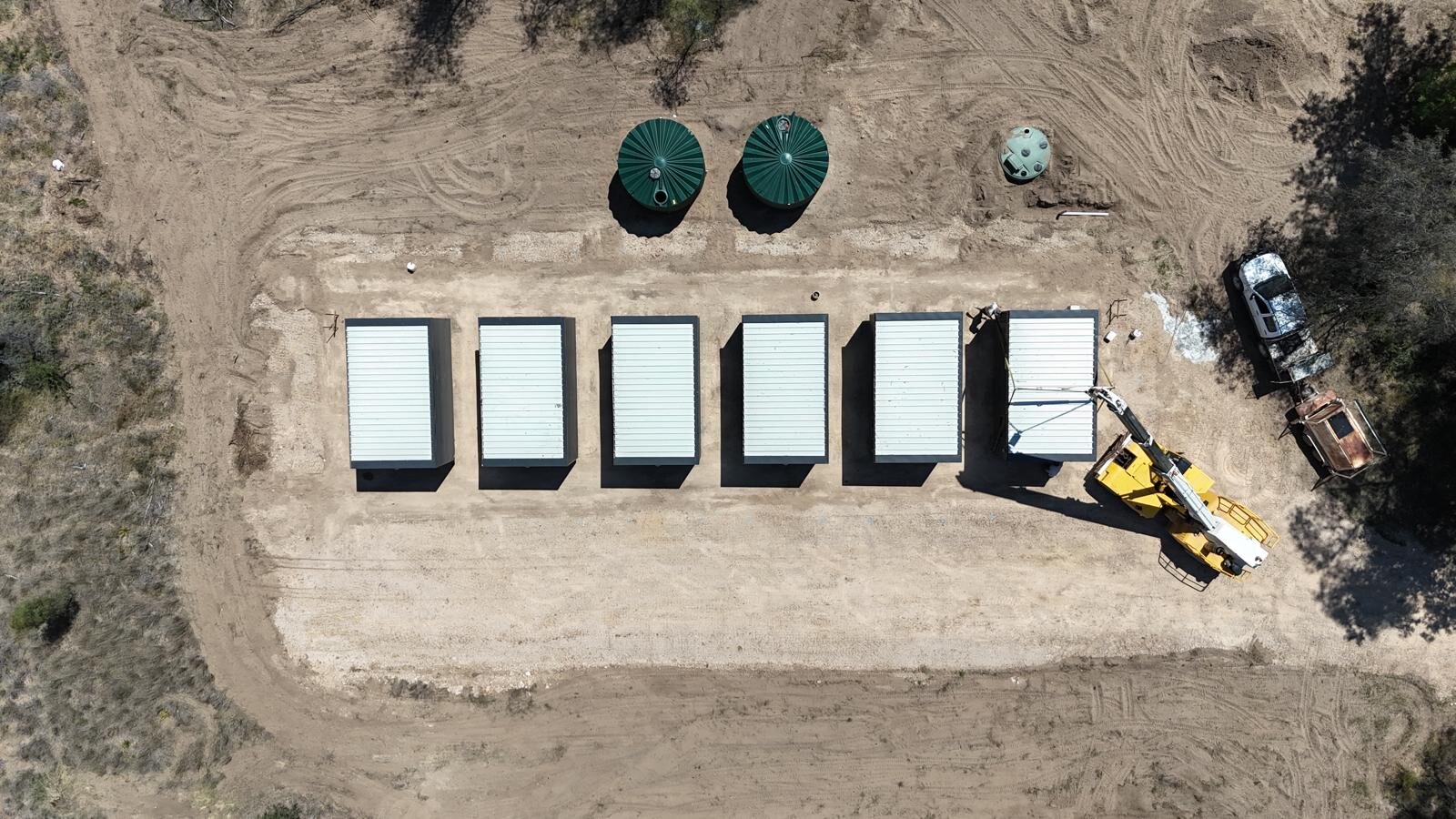 Portable accommodation village in regional Australia